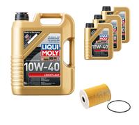 Febi Filtro Olio 8L Liqui Moly 10W-40 Bassa Visciosità per Nissan Patrol Gr V