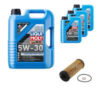 FEBI Filtro Olio 8L LIQUI MOLY 5W-30 Longtime High Tech Per Mercedes E Classe E
