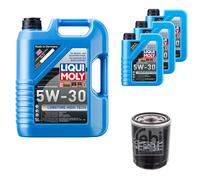 FEBI Filtro Olio 8L LIQUI MOLY 5W-30 Longtime High Tech Per Mitsubishi Mirage
