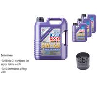 Febi Filtro Olio 8L Liqui Moly 5W-40 Bassa Visciosità High-Tech per Peugeot Box