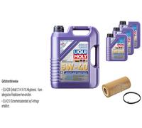 Febi Filtro Olio 8L Liqui Moly 5W-40 Scorrevolezza High-Tech per Audi Tt 8J3 2.0