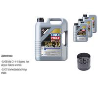 Febi Filtro Olio 8L Liqui Moly Special Tec F 5W-30 per Ford Transit Custom Box