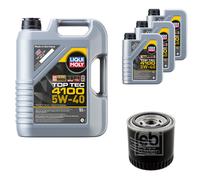FEBI Filtro Olio 8L LIQUI MOLY Top Tec 4100 5W-40 Per Chrysler 300 C Touring LX