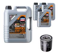 FEBI Filtro Olio 8L Liqui Moly Top Tec 4200 5W-30 Per Citroën Berlingo/Berlingo