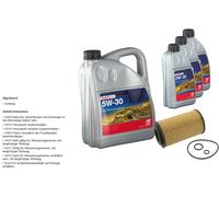 FEBI Filtro Olio 8L Longlife Plus 5W-30 Per Honda CR-V III RE 2.2i-CTDI 4WD