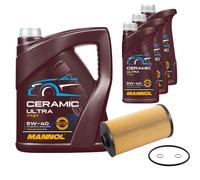 Febi Filtro Olio 8L mannol Ceramica 5W-40 Adatto A per BMW 7er 740i Il 750i 5er