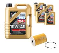 Febi Filtro Olio 9L Liqui Moly 10W-40 Bassa Visciosità per Nissan Patrol Gr V