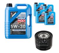 Febi Filtro Olio 9L Liqui Moly 5W-30 da Molto Tempo High-Tech per Fiat Box 250