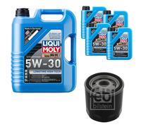 Febi Filtro Olio 9L Liqui Moly 5W-30 da Molto Tempo High-Tech per Fiat Tipo 160