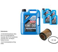 FEBI Filtro Olio 9L LIQUI MOLY 5W-30 Longtime High Tech Per BMW 3er E90 325i