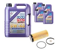 Febi Filtro Olio 9L Liqui Moly 5W-40 Scorrevolezza High-Tech per BMW 3er Touring