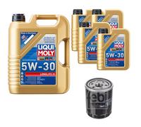FEBI Filtro Olio 9L Liqui Moly 5W30 Longlife3 Per Suzuki Jimny Fuoristrada
