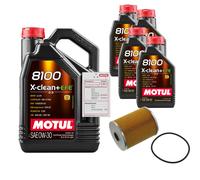 FEBI Filtro Olio 9L MOTUL 8100 X-CLEAN 0W-30 Per VW Sharan 2.8 VR6