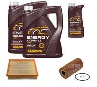 FEBI Pacchetto di ispezione 11L MANNOL Energy Combi LL 5W-30 per Mercedes-Benz