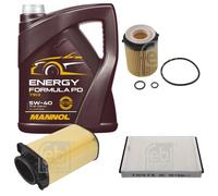 FEBI Pacchetto di ispezione 5L MANNOL Energia Formule PD 5W-40 per Mercedes-Benz