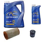FEBI Pacchetto di ispezione 6L MANNOL Defender 10W-40 per Peugeot Boxer Scatola