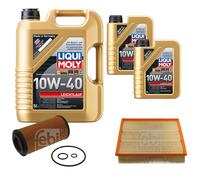 FEBI Pacchetto di ispezione 7L LIQUI MOLY 10W-40 Bassa visciosità per Mercedes