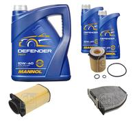 FEBI Pacchetto di ispezione 7L MANNOL Defender 10W-40 per Mercedes-Benz