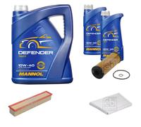 FEBI Pacchetto di ispezione 7L MANNOL Defender 10W-40 per Mercedes-Benz