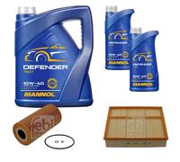 FEBI Pacchetto di ispezione 7L MANNOL Defender 10W-40 per Mercedes-Benz classe C