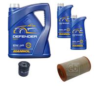 FEBI Pacchetto di ispezione 7L MANNOL Defender 10W-40 per Peugeot Boxer Scatola