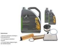 FEBI Pacchetto di ispezione 7L MB 229.52 Genuine Motore 5W-30 per Mercedes-Benz