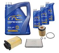 FEBI Pacchetto di ispezione 8L MANNOL Defender 10W-40 per Mercedes-Benz classe C
