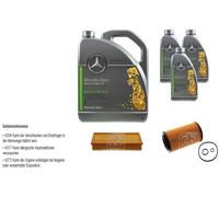 FEBI Pacchetto di ispezione 8L MB 229.52 Genuine Motore 5W-30 per Mercedes-Benz