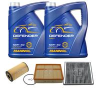 FEBI Pacchetto di ispezione BILSTEIN 10L MANNOL Defender 10W-40 per