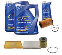 FEBI Pacchetto di ispezione BILSTEIN 11L MANNOL Defender 10W-40 per