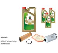 FEBI Pacchetto di ispezione BILSTEIN 8L CASTROL EDGE 5W-30 M per Mercedes-Benz