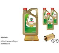FEBI Pacchetto di ispezione BILSTEIN 8L CASTROL EDGE 5W-30 M per Mercedes-Benz