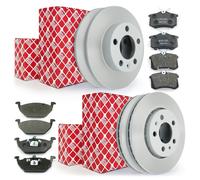 Febi Pastiglie Freno Anteriore Posteriore per Audi A1 Skoda Fabia VW Polo 6R 6C