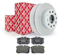 Febi Pastiglie Freno Disco Posteriore 253 MM Pieno per VW Caddy 3 EOS Golf Più V