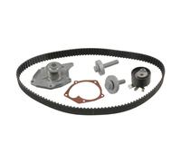 Febi Pompa Acqua + Kit Cinghia Distribuzione per Dacia Renault