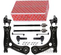 Febi Querlenkersatz 10 Pezzi Frontale Adatto A per VW Polo 9N Skoda Con TRW