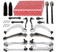 Febi Querlenkersatz 18 Pezzi Frontale Adatto A per Audi Q5 8RB A5 B8 8T3 8TA 8F7