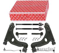 Febi Querlenkersatz 8 Pezzi Frontale Adatto A per Opel Astra H A04 Con Zf Sterzo