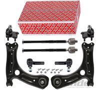 Febi Querlenkersatz 8 Pezzi Frontale Adatto A per VW Polo 9N Skoda Con TRW