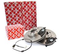 Febi Set Dischi Freno Ventilato Frontale + Pastiglie Freno per VW