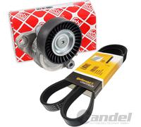 Febi Tendicinghia + Cinghie Scanalate Conti Adatte per Mercedes