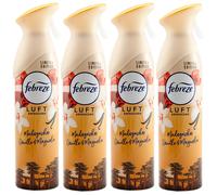 Febreze Aria Erfrischer Madagascar Vaniglia & Magnolie 4 X 185ml Rimuove Odori