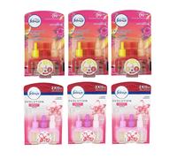 Febreze Riempire Bottiglie Mix Per 3Volution Spine Fragranza, (6er Pacco 20ml)