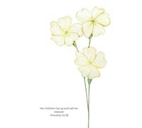 February Birth Flower Journal for Mom - Primrose - Christian Gift with Proverbs 31:28 Bible Verse - Floral Lined Notebook for Mothers - Mother’s Day or Birthday Gift