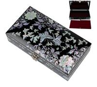 February Mountain Portagioie in madreperla con design a farfalla coreano, per donne, compleanno, festa della mamma e occasioni speciali