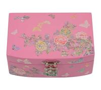 February Mountain Portagioie rosa in madreperla, per donne, mogli, orecchini, bracciali, anelli, orologi, anniversari, compleanni, regali di Natale per donne
