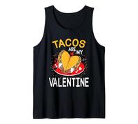 February Valentine's Day Tacos, Funny Valentin's Day Love Canotta