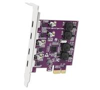 FebSmart Scheda di espansione USB 3.0 PCI Express con porte USB-C da 5 Gbps per PC desktop Windows 11, 10, 8.x, 7, Vista, XP, tecnologia autoalimentata integrata, non necessita di alimentazione