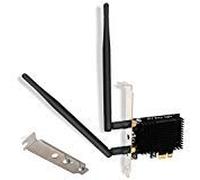 FebSmart Wireless AC Dual Band 1200 Mbps PCIE WiFi, 2,4 GHz 300 Mbps e 5 GHz 867 Mbps, scheda WiFi PCIE per Windows XP, 7, 8.x, 10, 11 (32/64 bit) e PC desktop Windows Server (FS-AC87)