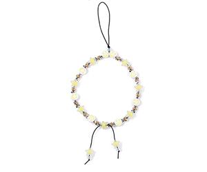 Fechdoo Accessori per braccialetti con ciondolo a forma di stella, per cellulare, anti-smarrimento, catena telefonica da donna, leggera e colorata stella, Metallo, Senza pietre preziose